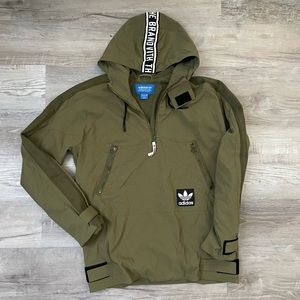 adidas Originals Brand Pack Pull Over Hoodie In Green AY9293